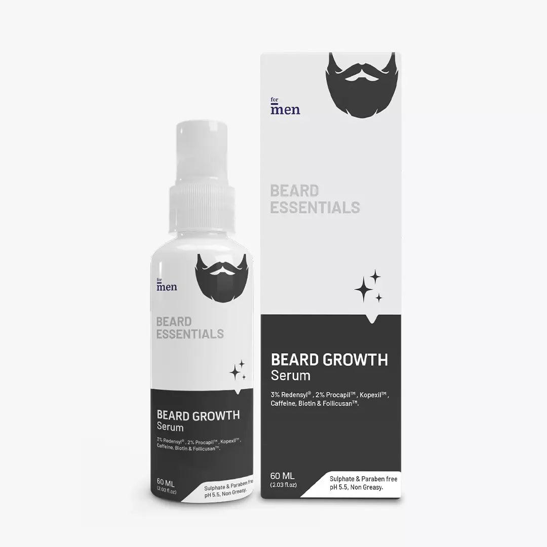 Beard Growth Kit | Beard Serum + Derma Roller